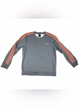 Adidas Women's Crew Neck 3 Stripe Active -XL- Pullover gray Sweatshirt